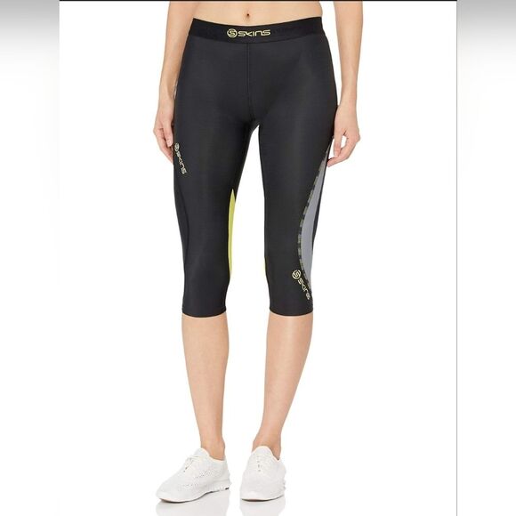 Skins Dnamic Capri Tights Leggings Size Large - Picture 1 of 5